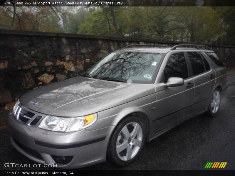 Steel Gray Metallic / Granite Gray 2005 Saab 9-5 Aero Sport Wagon