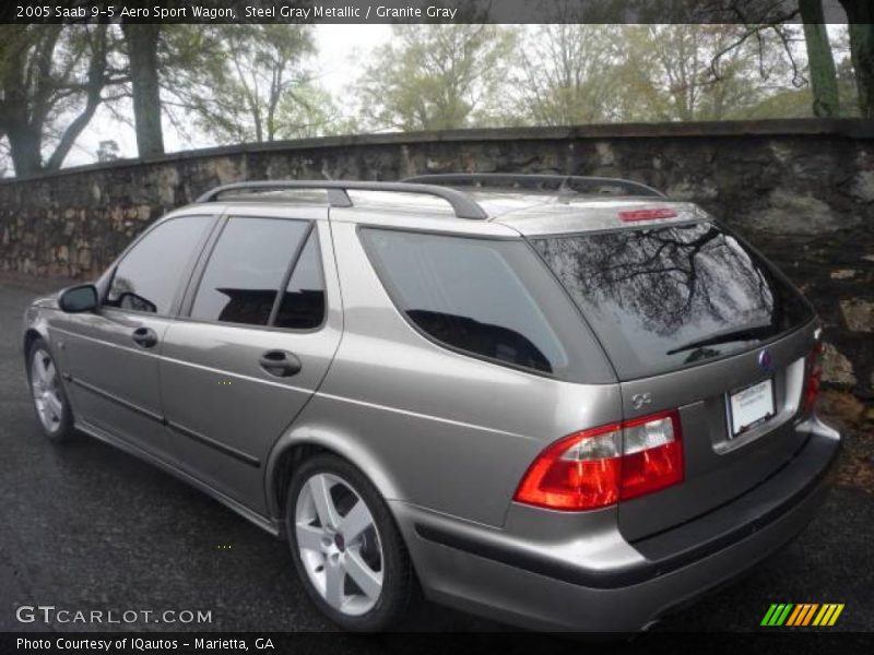 Steel Gray Metallic / Granite Gray 2005 Saab 9-5 Aero Sport Wagon