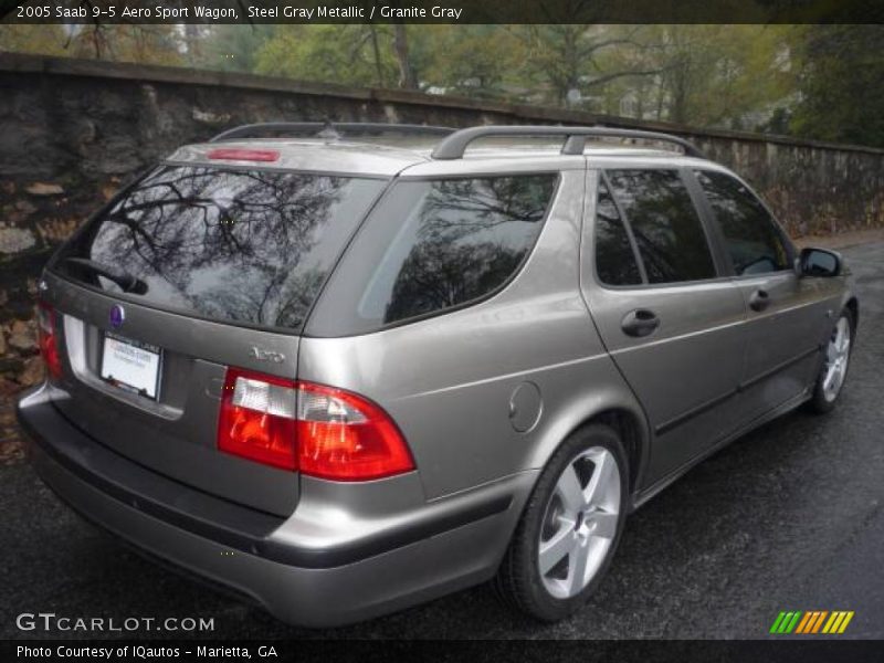 Steel Gray Metallic / Granite Gray 2005 Saab 9-5 Aero Sport Wagon