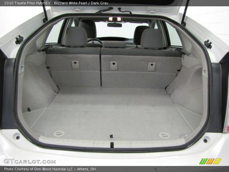 Blizzard White Pearl / Dark Gray 2010 Toyota Prius Hybrid V