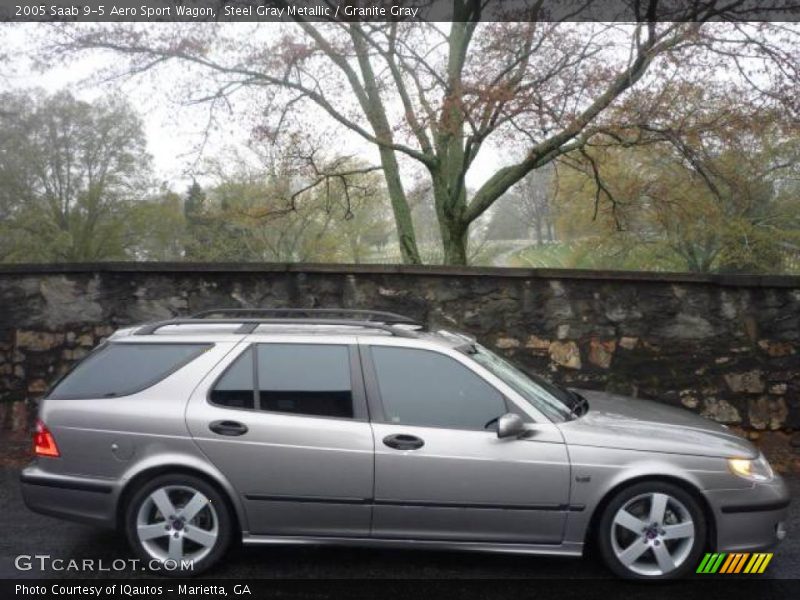 Steel Gray Metallic / Granite Gray 2005 Saab 9-5 Aero Sport Wagon