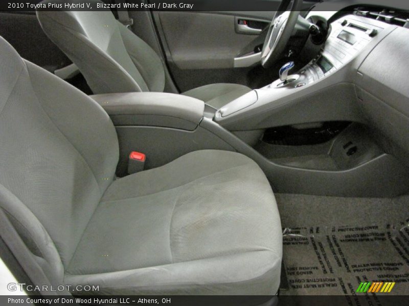 Blizzard White Pearl / Dark Gray 2010 Toyota Prius Hybrid V