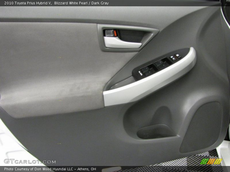 Blizzard White Pearl / Dark Gray 2010 Toyota Prius Hybrid V