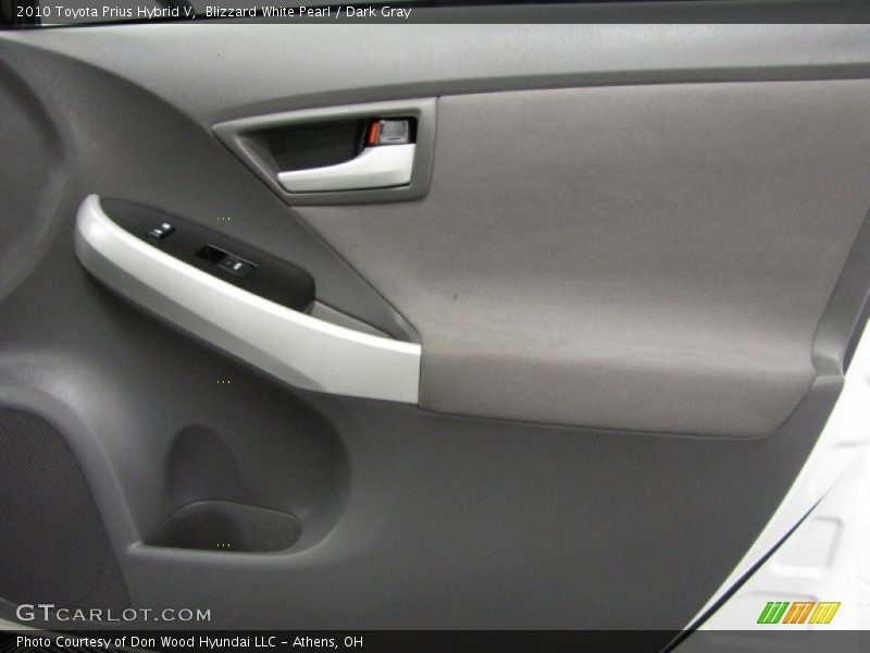 Blizzard White Pearl / Dark Gray 2010 Toyota Prius Hybrid V