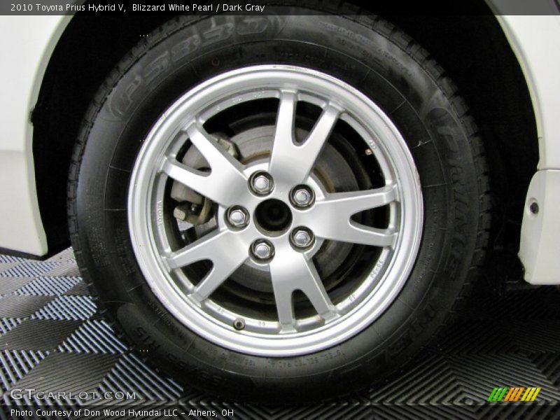 Blizzard White Pearl / Dark Gray 2010 Toyota Prius Hybrid V