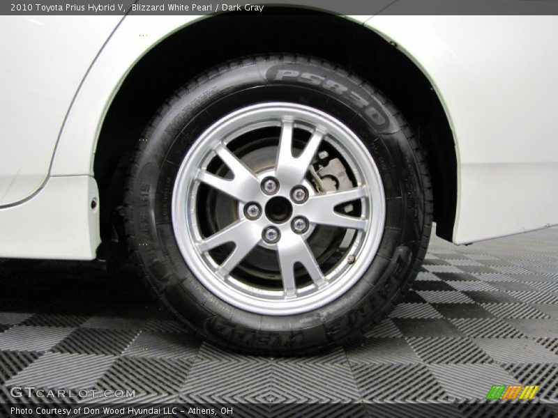 Blizzard White Pearl / Dark Gray 2010 Toyota Prius Hybrid V
