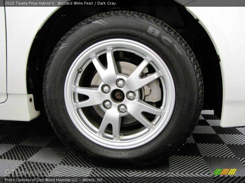 Blizzard White Pearl / Dark Gray 2010 Toyota Prius Hybrid V