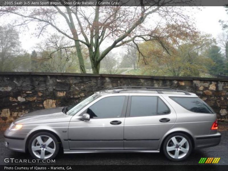 Steel Gray Metallic / Granite Gray 2005 Saab 9-5 Aero Sport Wagon
