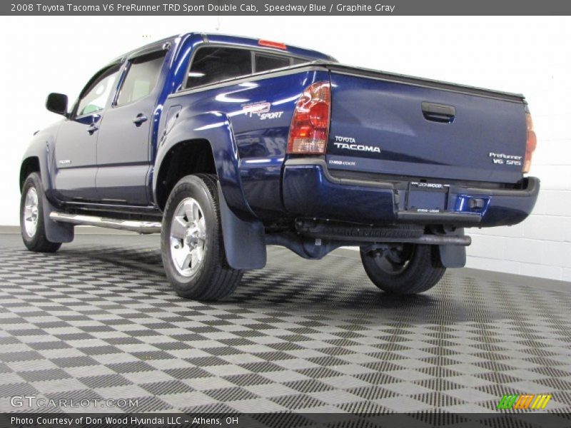 Speedway Blue / Graphite Gray 2008 Toyota Tacoma V6 PreRunner TRD Sport Double Cab