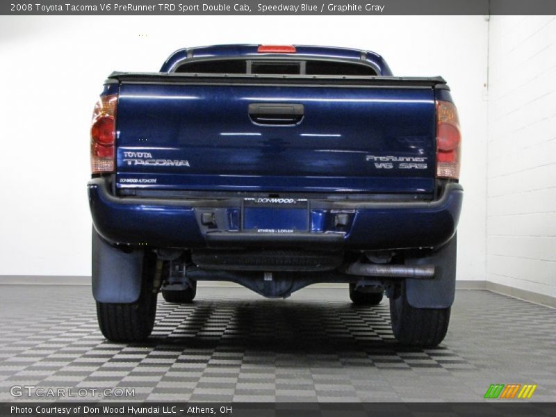 Speedway Blue / Graphite Gray 2008 Toyota Tacoma V6 PreRunner TRD Sport Double Cab