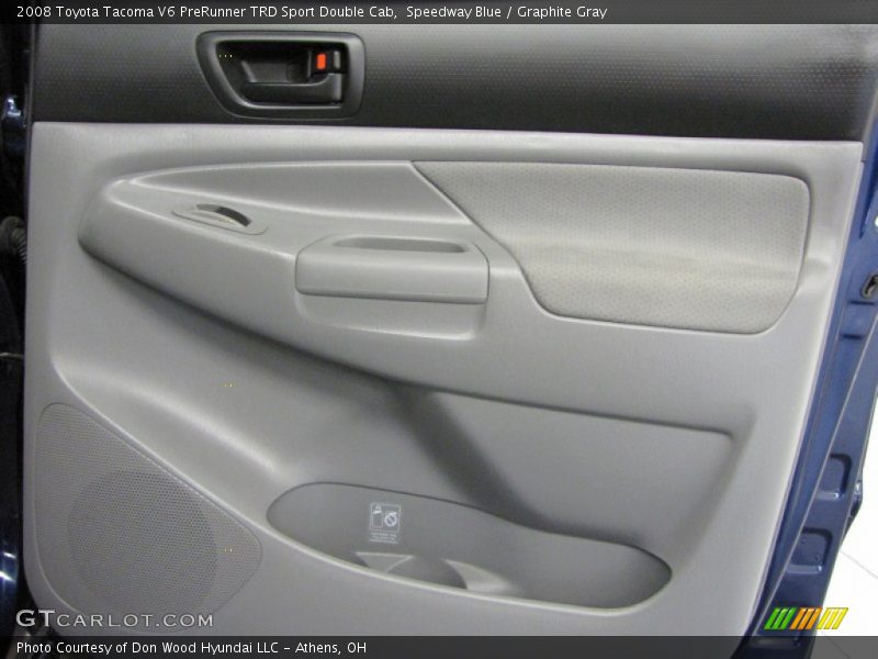 Speedway Blue / Graphite Gray 2008 Toyota Tacoma V6 PreRunner TRD Sport Double Cab