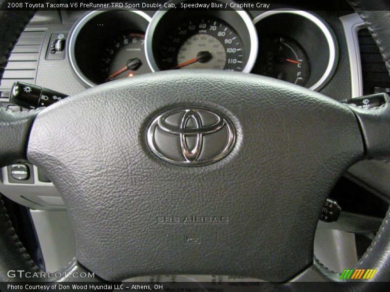 Speedway Blue / Graphite Gray 2008 Toyota Tacoma V6 PreRunner TRD Sport Double Cab