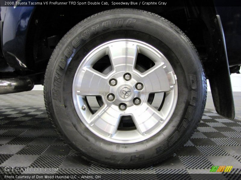 Speedway Blue / Graphite Gray 2008 Toyota Tacoma V6 PreRunner TRD Sport Double Cab