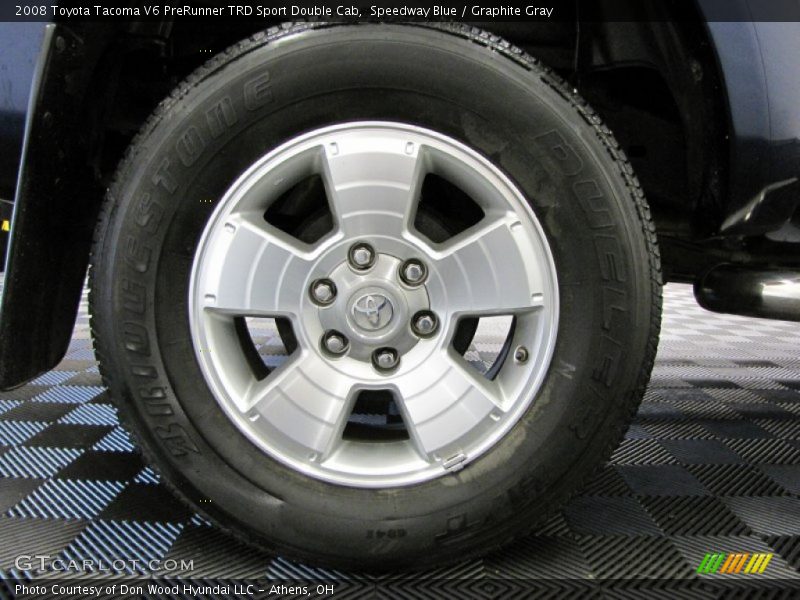 Speedway Blue / Graphite Gray 2008 Toyota Tacoma V6 PreRunner TRD Sport Double Cab