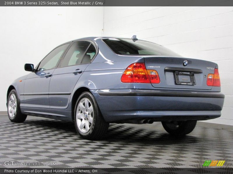 Steel Blue Metallic / Grey 2004 BMW 3 Series 325i Sedan