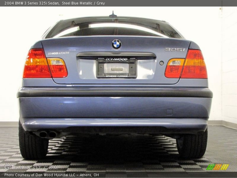 Steel Blue Metallic / Grey 2004 BMW 3 Series 325i Sedan