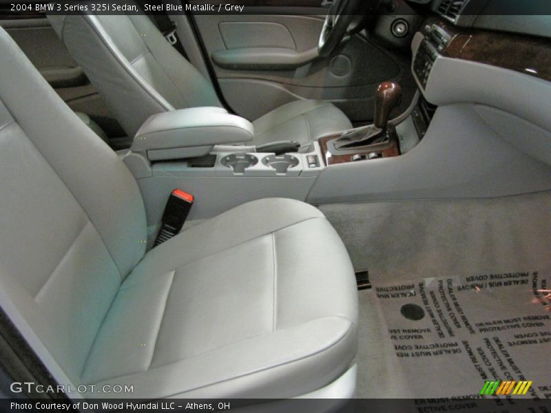 Steel Blue Metallic / Grey 2004 BMW 3 Series 325i Sedan