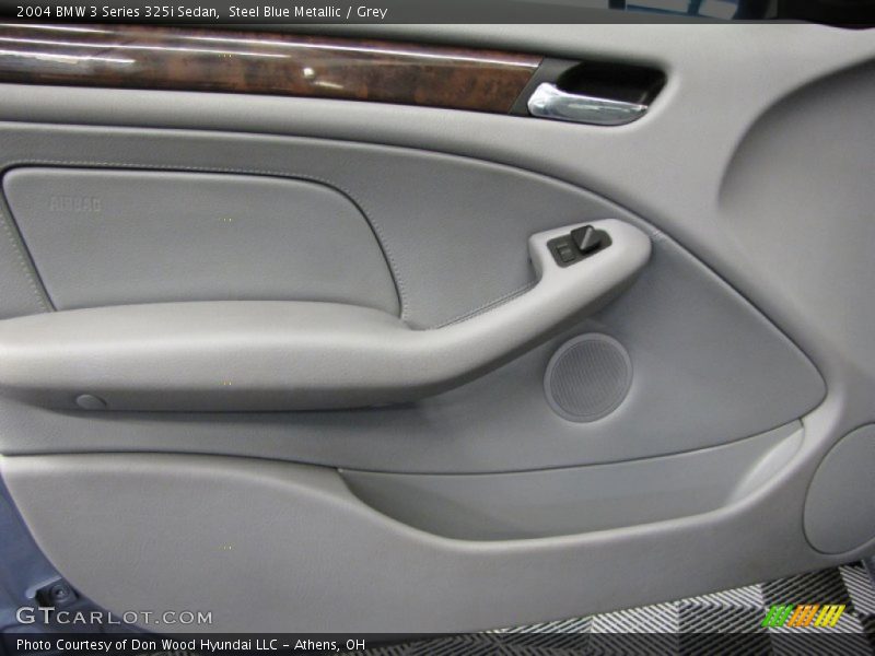 Steel Blue Metallic / Grey 2004 BMW 3 Series 325i Sedan
