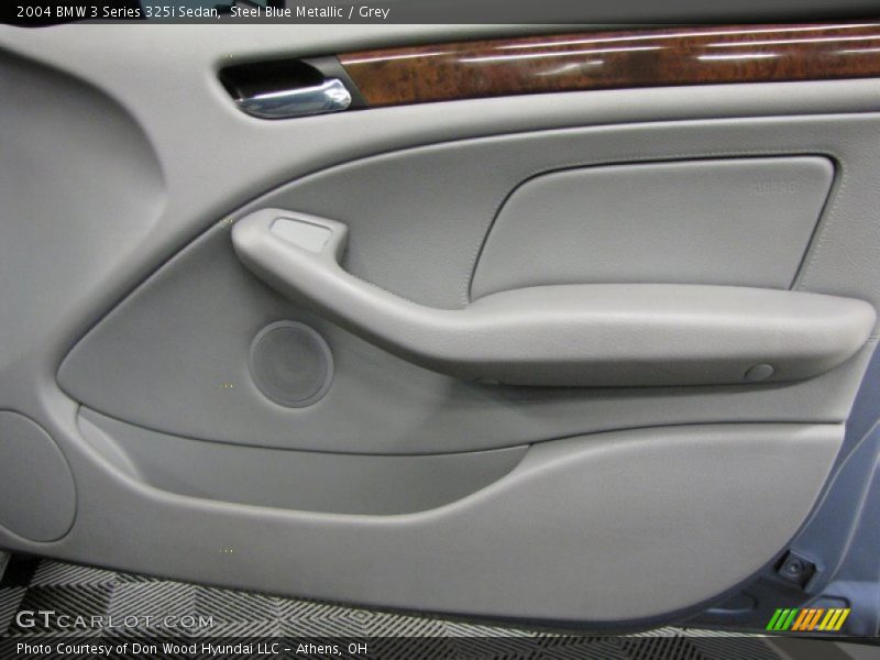 Steel Blue Metallic / Grey 2004 BMW 3 Series 325i Sedan