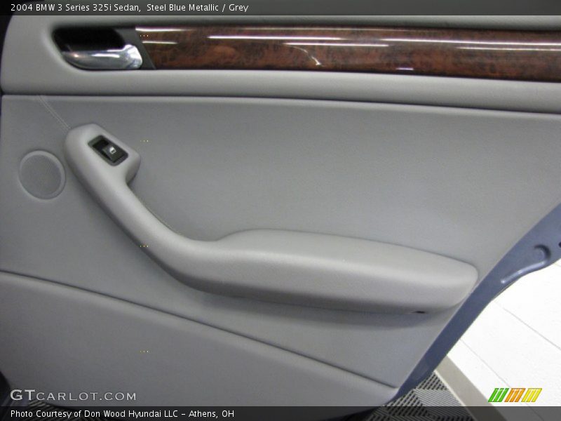 Steel Blue Metallic / Grey 2004 BMW 3 Series 325i Sedan