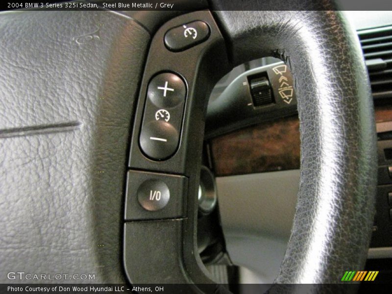 Steel Blue Metallic / Grey 2004 BMW 3 Series 325i Sedan