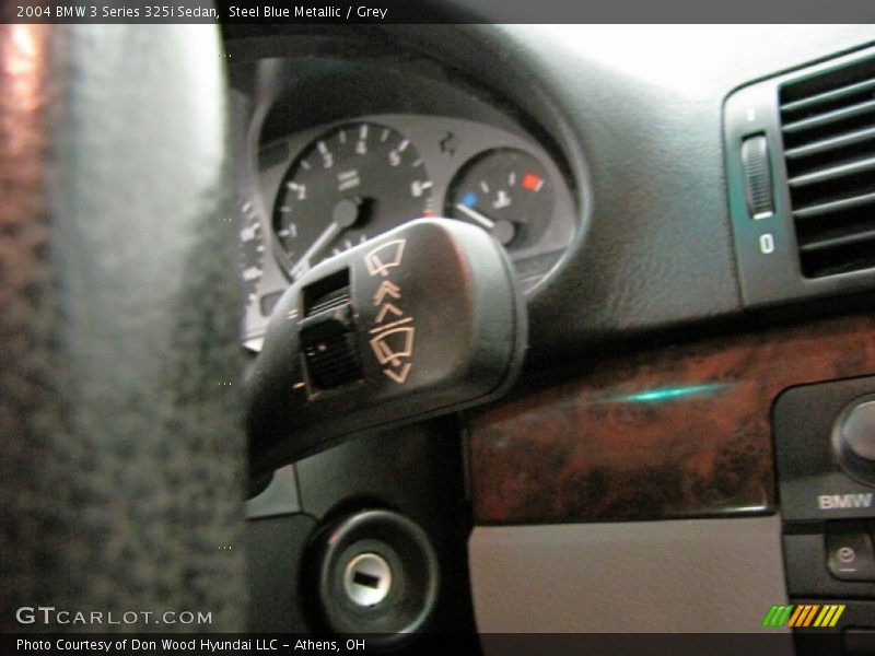 Steel Blue Metallic / Grey 2004 BMW 3 Series 325i Sedan