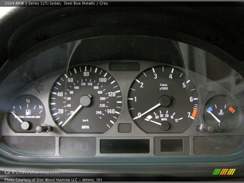  2004 3 Series 325i Sedan 325i Sedan Gauges