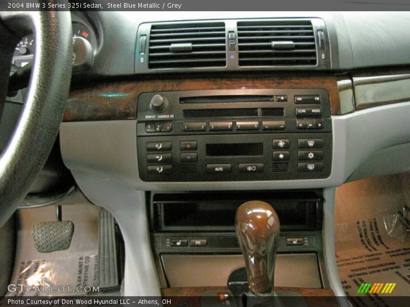 Steel Blue Metallic / Grey 2004 BMW 3 Series 325i Sedan