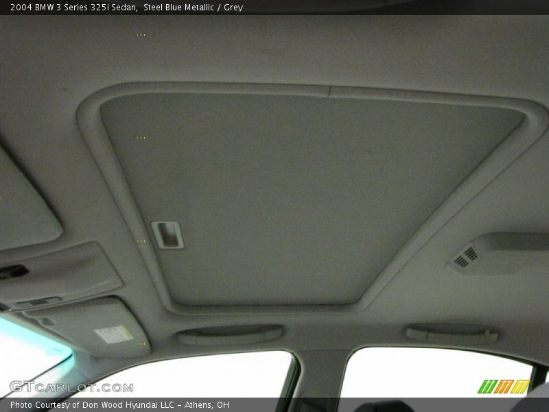 Steel Blue Metallic / Grey 2004 BMW 3 Series 325i Sedan