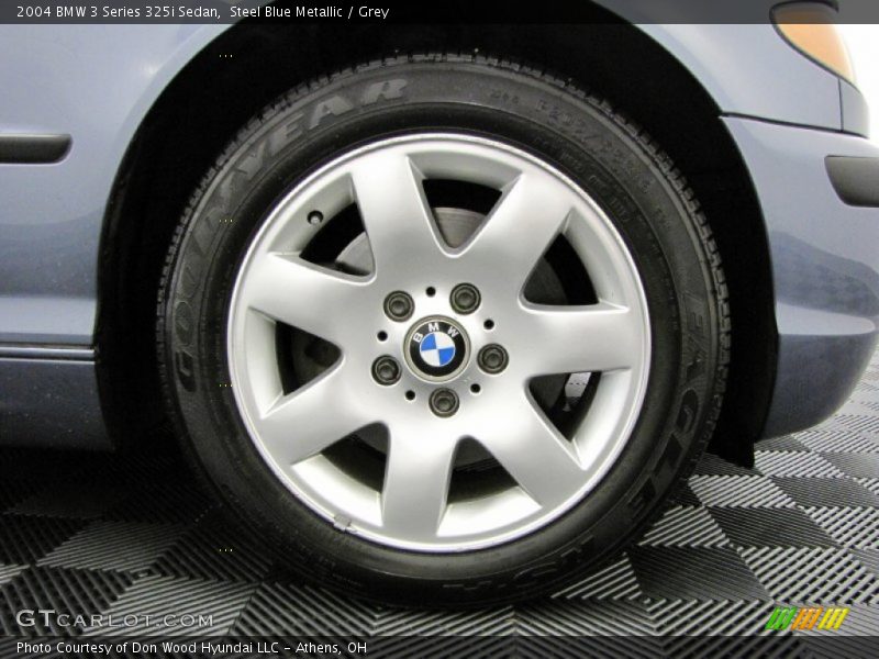 Steel Blue Metallic / Grey 2004 BMW 3 Series 325i Sedan