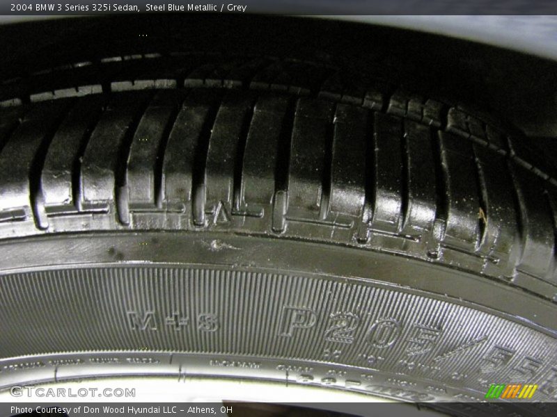 Steel Blue Metallic / Grey 2004 BMW 3 Series 325i Sedan