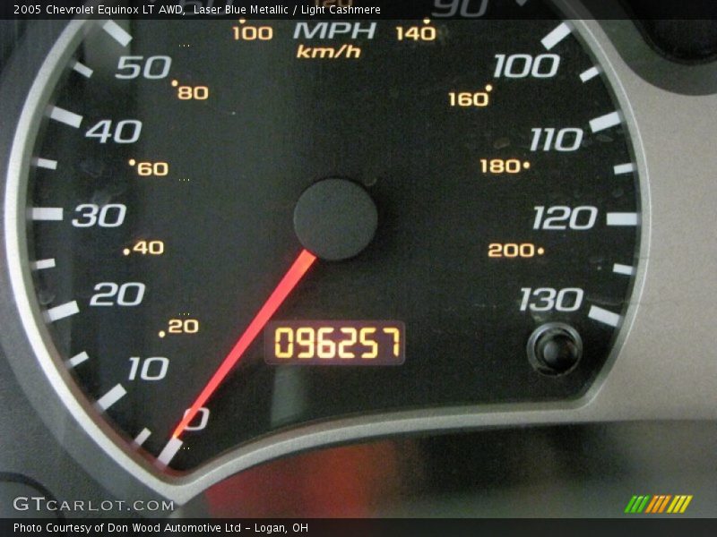 Laser Blue Metallic / Light Cashmere 2005 Chevrolet Equinox LT AWD