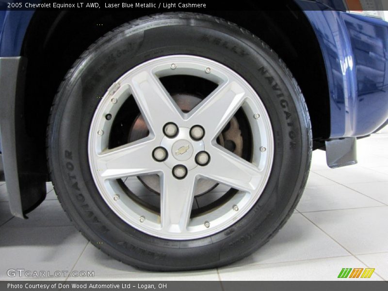Laser Blue Metallic / Light Cashmere 2005 Chevrolet Equinox LT AWD