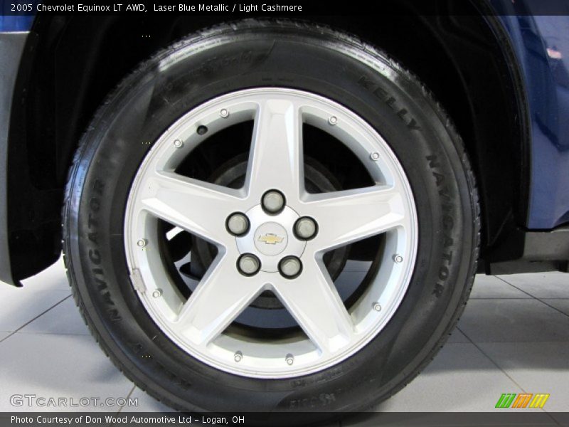 Laser Blue Metallic / Light Cashmere 2005 Chevrolet Equinox LT AWD