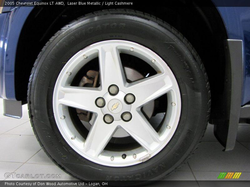 Laser Blue Metallic / Light Cashmere 2005 Chevrolet Equinox LT AWD