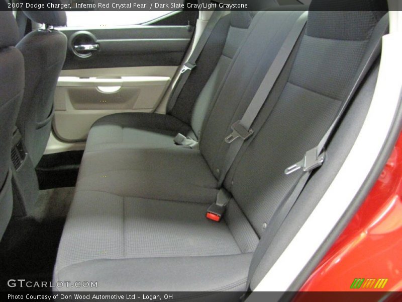 Inferno Red Crystal Pearl / Dark Slate Gray/Light Graystone 2007 Dodge Charger