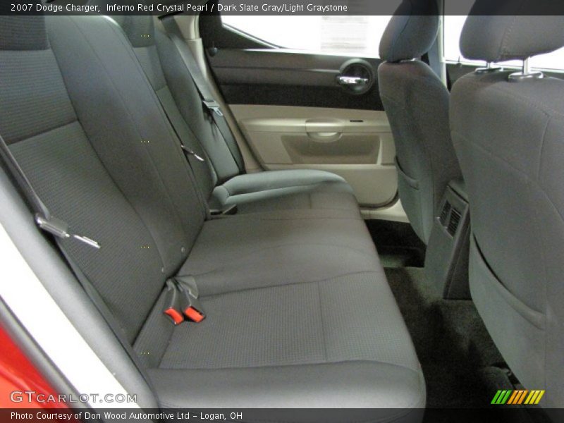 Inferno Red Crystal Pearl / Dark Slate Gray/Light Graystone 2007 Dodge Charger