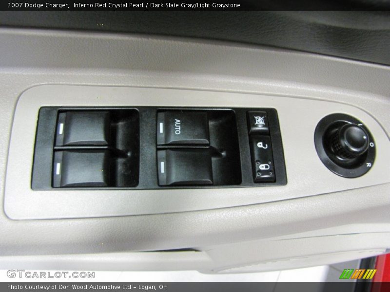 Inferno Red Crystal Pearl / Dark Slate Gray/Light Graystone 2007 Dodge Charger