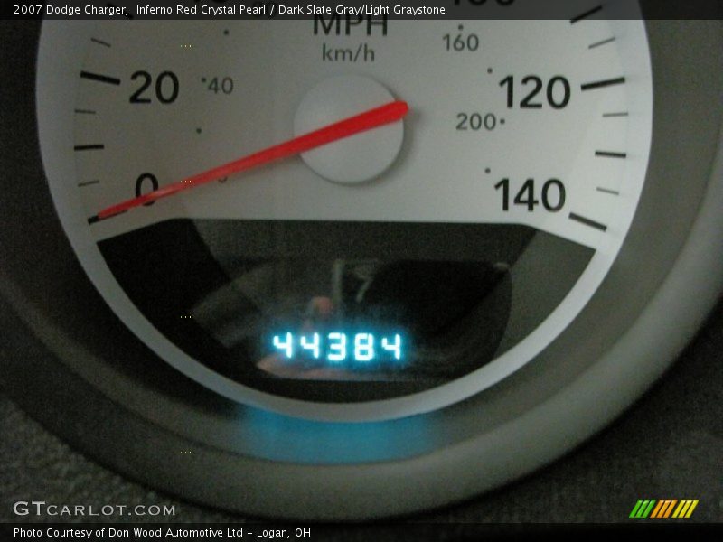 Inferno Red Crystal Pearl / Dark Slate Gray/Light Graystone 2007 Dodge Charger