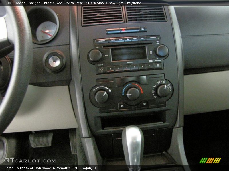 Inferno Red Crystal Pearl / Dark Slate Gray/Light Graystone 2007 Dodge Charger