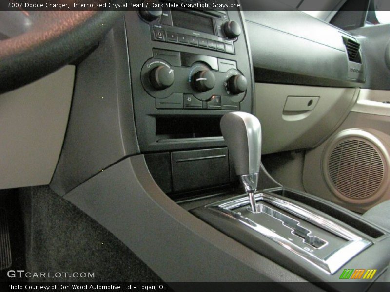 Inferno Red Crystal Pearl / Dark Slate Gray/Light Graystone 2007 Dodge Charger