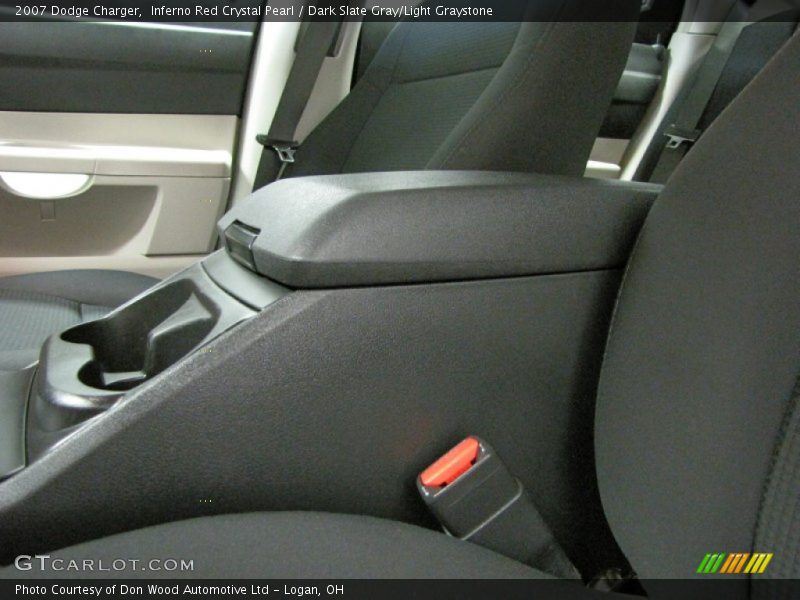 Inferno Red Crystal Pearl / Dark Slate Gray/Light Graystone 2007 Dodge Charger