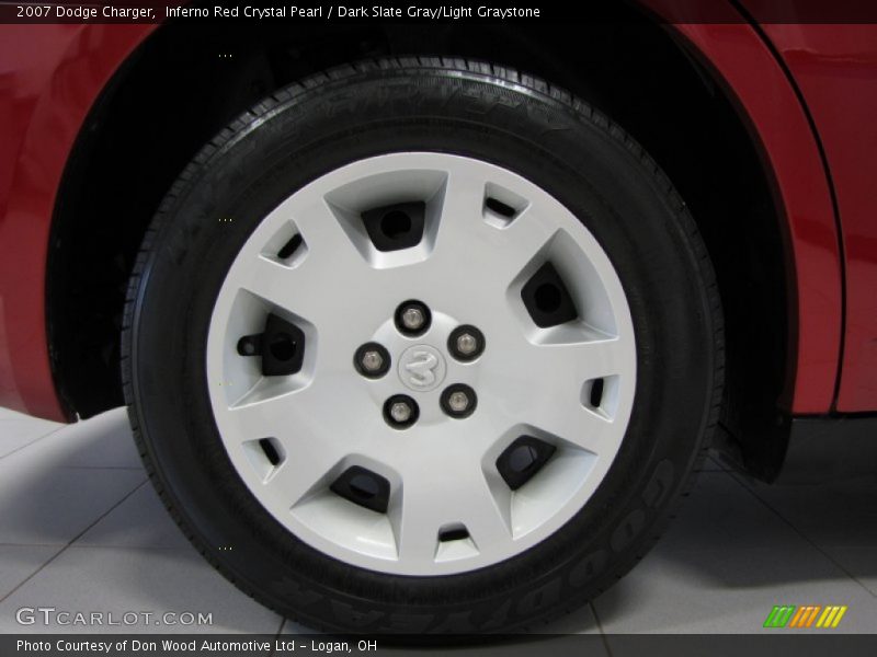Inferno Red Crystal Pearl / Dark Slate Gray/Light Graystone 2007 Dodge Charger