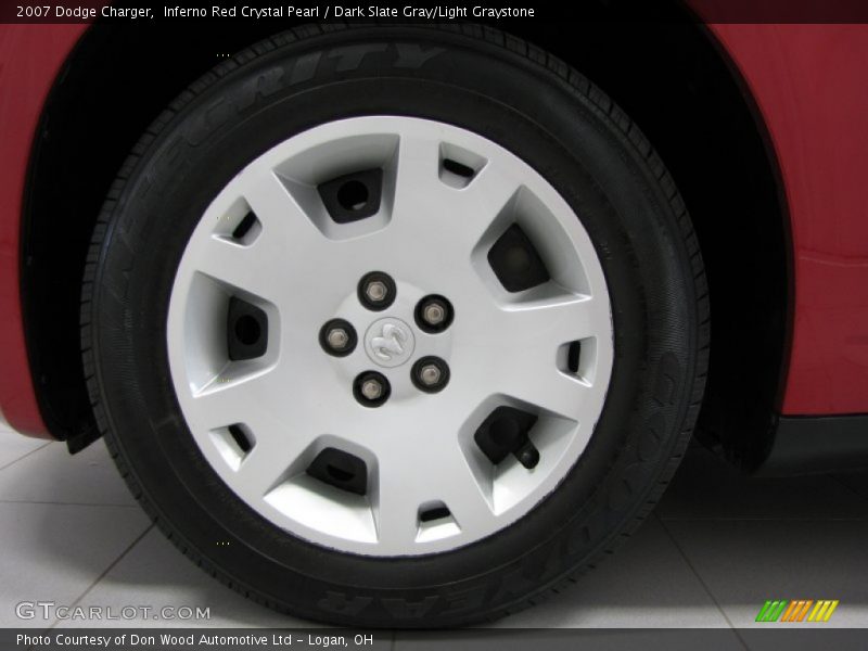 Inferno Red Crystal Pearl / Dark Slate Gray/Light Graystone 2007 Dodge Charger