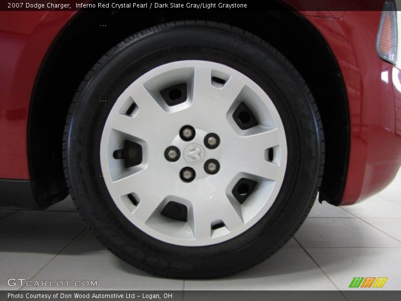 Inferno Red Crystal Pearl / Dark Slate Gray/Light Graystone 2007 Dodge Charger