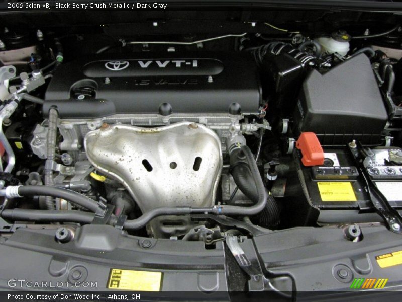  2009 xB  Engine - 2.4 Liter DOHC 16-Valve VVT-i 4 Cylinder