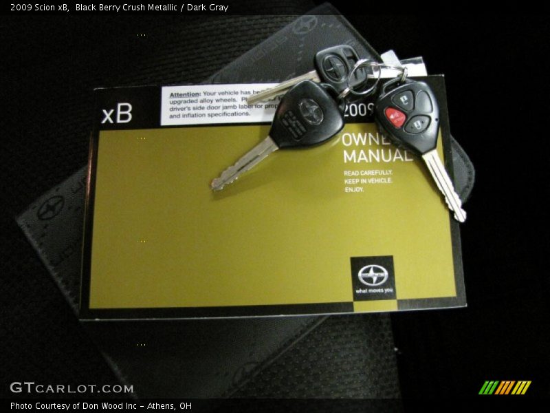 Black Berry Crush Metallic / Dark Gray 2009 Scion xB