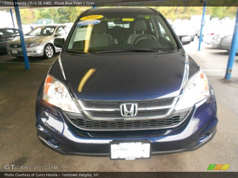 Royal Blue Pearl / Gray 2011 Honda CR-V SE 4WD