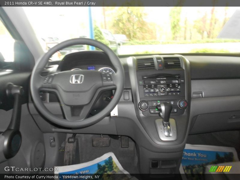 Royal Blue Pearl / Gray 2011 Honda CR-V SE 4WD
