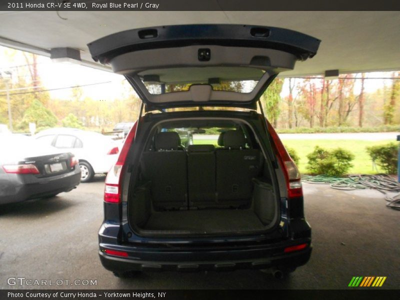 Royal Blue Pearl / Gray 2011 Honda CR-V SE 4WD